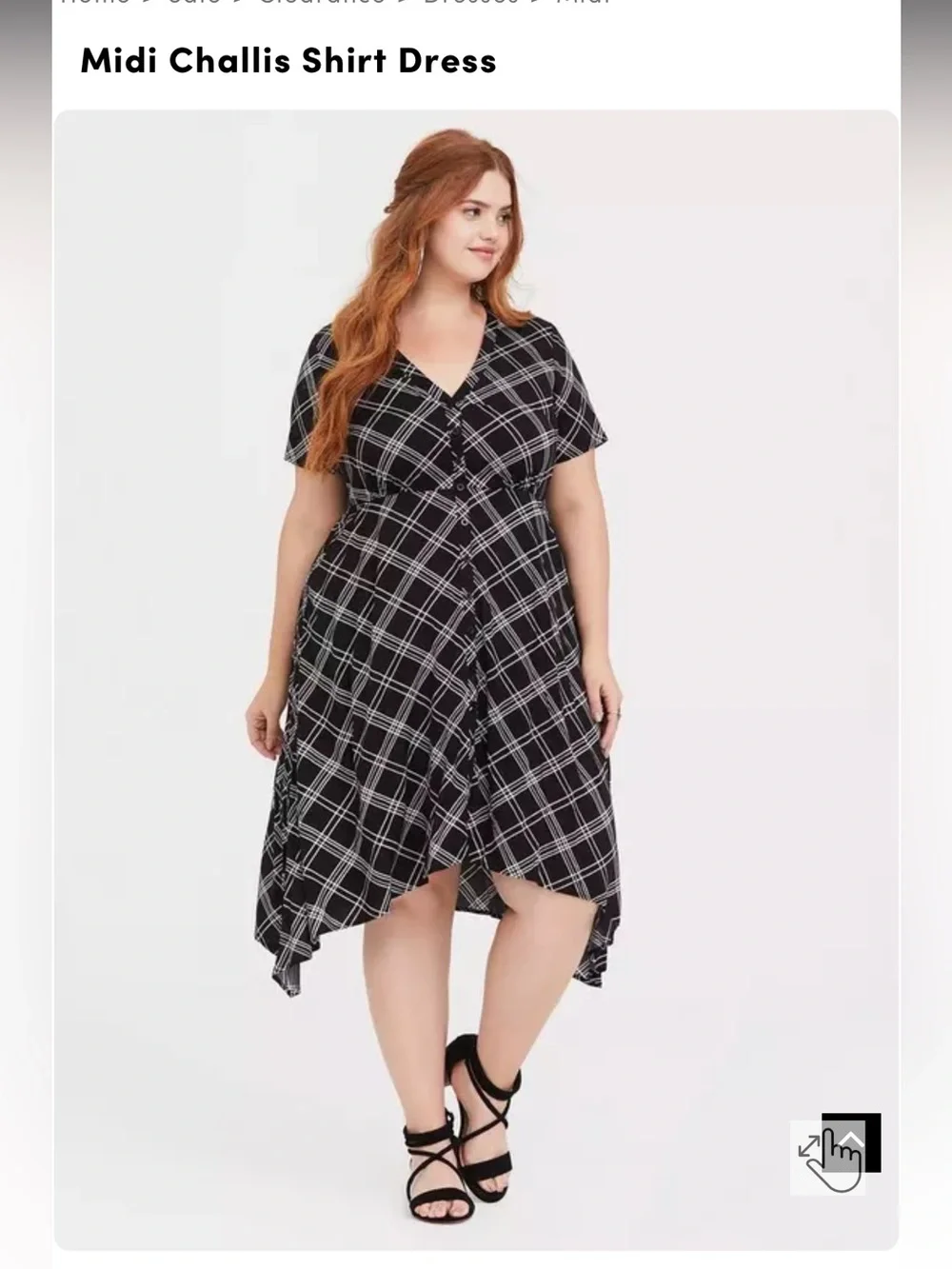 Torrid Plaid Midi Dress